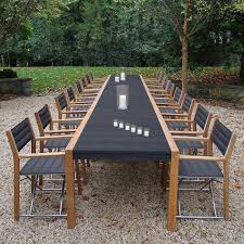 This is the truly weatherproof dining table durable enough to be left outdoors uncovered year round. Summit Large Outdoor Dining Table Country Casual Teak