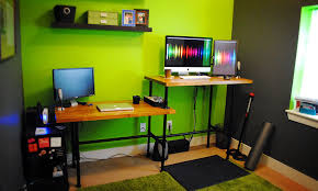 I was looking to install a counter height desk in the odd space in my sunroom. Diy Adjustable Standing Desk From Steel Pipe Ikea Countertop