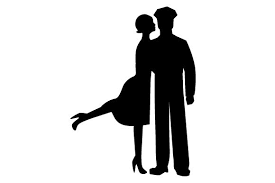 Download Woman Kissing Policeman On Cheek Silhouette Svg Cut File By Creative Fabrica Crafts Creative Fabrica PSD Mockup Templates