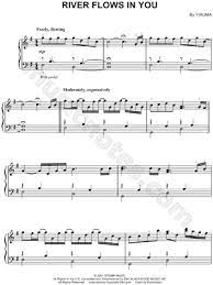 Yiruma River Flows In You Sheet Music Easy Piano Piano Solo In E Minor Transposable Download Print Klavier Lernen Klavier Noten