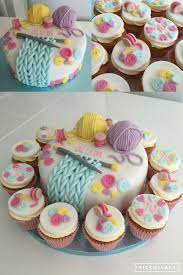 knitting theme birthday cake sewing cake knitting cake cake
