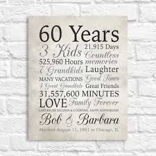 Mom and dad, or grandma and grandpa, will enjoy the company of family and friends more than anything on their 60th wedding. 60th Anniversary Gifts For Parents