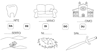 E, parole bisillabe piane, schede parole bisillabe, poesie bisillabe, immagini parole bisillabe e schede. Http Www Latecadidattica It Prima2010 D Dado Pdf