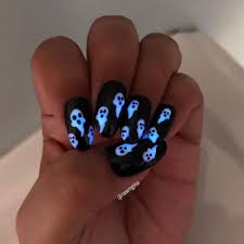 See more ideas about nail designs, nails, nail art. 42 Halloween Nail Art Ideas Cute Halloween Nail Designs Allure