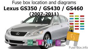 May have normal wear not visible in pictures. Fuse Box Location And Diagrams Lexus Gs350 Gs430 Gs460 2006 2011 Youtube