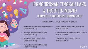 Item bagi tingkah laku pengurusan 37 2. Pengurusan Tingkahlaku Disiplin Kps3014 Izzati Aqilah Flip Pdf Anyflip