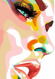 Malen Nach Zahlen Bild Sinnlicher Blick 04art50400020 Von Sonstiger Hersteller Abstrakte Zeichnungen Malen Nach Zahlen Leinwandmalerei