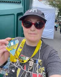 1st organised run today the GN 10k brilliant experience 🖤🤍