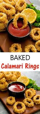 Baked Calamari Recipe Calamari Recipes Squid Recipes Seafood Appetizers