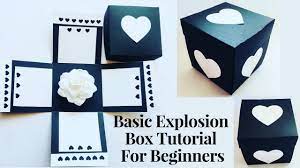 Find the full steps in papercraft inspirations 153. Explosion Box Tutorial For Beginners Diy Explosion Box For Birthday Anniversary Easy Tutorial Youtube