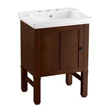 Bathroom vanity collection from kohler offers a wide range of styles, colors and finishes. Kohler Chambly 24 In W Vanity In Woodland With Ceramic Vanity Top In White With White Basin K R20195 F69 The Home Depot Vanity Vanity Top 24 Bathroom Vanity