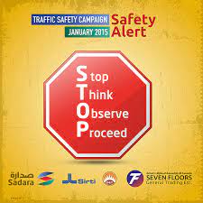 Caution signs are a type of hazard sign used to warn about possible hazards or unsafe practices, according to osha.caution signs indicate a level of severity less serious than warning signs or danger signs, but they still convey the message that if a hazardous situation isn't avoided, it could result in minor or moderate injury. Creative Road Safety Poster Hse Images Videos Gallery