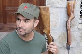 Guerilla Beret Communist Star Stock Photos