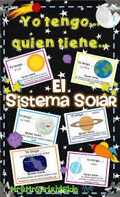 Yo Tengo Quien Tiene El Sistema Solar Juego Sobre Los Planetas Y El Sistema Solar This I Sistema Solar Sistema Solar Para Ninos Juegos Del Sistema Solar