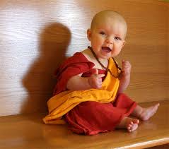 Bald Baby Halloween Diy Costume Tibetan Monk Or The Dalai Lama Simply Two T Shirts Cu Baby Halloween Costumes Cute Baby Dresses Diy Baby Halloween Costumes