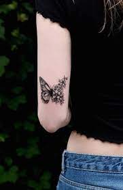 Marvelous Butterfly Tattoo Inkstylemag Rose Tattoos Tattoos Butterfly Tattoo