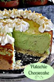 Pistachio Cheesecake Recipe Pistachio Cheesecake Cake Recipes Desserts