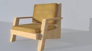 Study Chair Royalty Free 3d Model Preview No 3 Study Chair Chair Home Decor