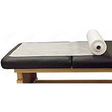 Skin Act White Disposable Non Woven Bed Cover Roll Perforated 23 62 Wide X 354 Feet Long Massage Table Sheets Wax F Body Treatments Massage Table Bed Sheets