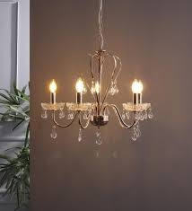 If you are not comfortable placing real candles on the plank, then consider placing electric ones. Buy Gold Glass Candles Chandelier By Stello Online Traditional Chandeliers Ceiling Lights Lamps And Lighting Pepperfry Product