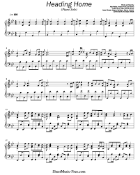 Print and download faded easy version sheet music in pdf. Heading Home Sheet Music Alan Walker Ruben Sheetmusic Free Com