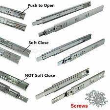 12 24 Full Extension Drawer Slides Side Mount Ball Bearing Heavy Duty 100 Lb Drawer Slides Diy Drawer Slides Drawer Sliders