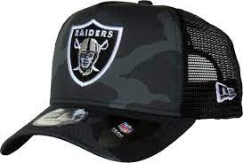 Oakland Raiders New Era Midnight Camo Core Trucker Cap Lovemycap Oakland Raiders Trucker Cap Raiders