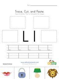 This is a collection of free, printable worksheets for teaching young esl learners recognition and . Trace Cut And Paste Letter L Worksheet All Kids Network