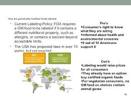 The pros of gmo crops are gmos are usually cheaper. Genetically Modified Food