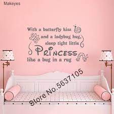 Wall stickers may be the best trend in the world of decoration; Makeyes Girls Princess Wall Stickers Butterlfies Cute Wall Art Wall Decal Home Girl Bedroom Wall Decoration Vinyl Baby Gift Q192 Wall Stickers Aliexpress