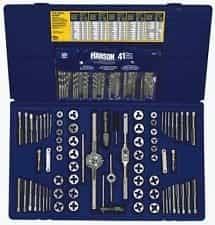 117 Pc Fractional Metric Tap Die Drill Bit Deluxe Set