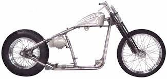 Rigid Hardtail Springer Bobber Chopper Rolling Chassis Frame Harley Kit Roller Bobber Chopper Custom Motorcycles Bobber Custom Choppers
