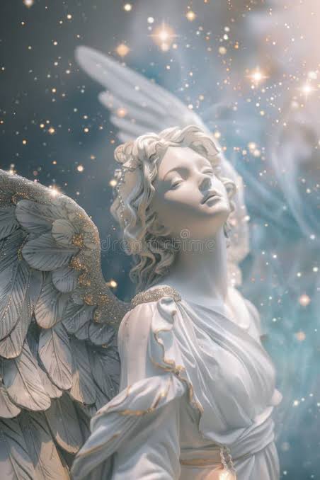 A Beautiful Statue of an Angel with Wings and a Halo. Perfect for Religious  Themes or Heavenly Concepts Stock Image - Image of statue, faith: 350948513