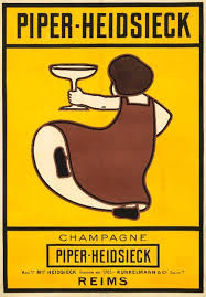 Piper Heidsieck Vintage Poster Artist Anonymous Germany C Etsy Vintage Posters Metal Signs Vintage Advertisements