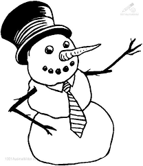1001 Ausmalbilder Weihnachten Schneemann Ausmalbild Schneemann