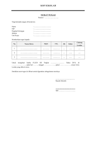 Check spelling or type a new query. 5 Contoh Surat Tugas Guru Dinas Perusahaan Dll Lengkap