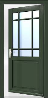 Holzhaustur Vivadoor 20219 Meranti Lack Tannengrun 6009 Holzhausturen Haus Hausrenovierung