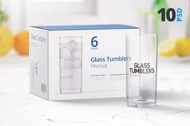 5000 x 3750 px at 300 dpi. Clear Glass And Box Mockup Creative Photoshop Templates Creative Market