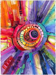 Pin By Frances Davidtsz On Collage Mix Media Colorful Art Painting Art