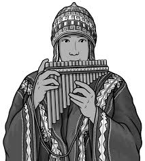 Antara Andean Pan Pipes Panpipe Panflute Grayscale Image Grayscale Royalty Free Clipart