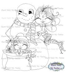 Fancy Nancy Digi Stamps Instant Download Digital Digi Stamps Big Eye Big Head Digi Stamps Big Eyes Art Line Art Images