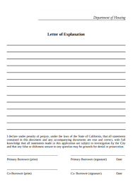 Writers should make the letter concise and only address the items the mortgage. What Is A Credit Letter Of Explanation