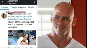 Former Pak envoy to India thinks porn star Johnny Sins is a Kashmiri  blinded by pellets