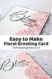 The video is filled with tips for stamping, cleaning your stamps, and designing your handmade cards. 740 Card Making For Beginners Learn To Create Unique Handmade Cards Invitations Ideas Card Making Crafts Card Making Craft Blog