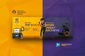 Daniela Gym Fb Cover Template Facebook Cover Template Cover Template Facebook Cover Design