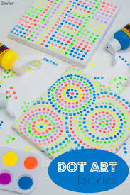 Dot Art Painting With Q Tips Art Project For Kids Darice Art For Kids Art And Craft Videos Dot Art Painting