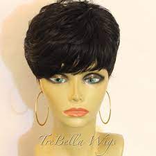 Trebella Custom Full Unit Specs Tara Velvet Remi 1 2 3 Inch This Unit Is Short Wigs Wigs Short Hair Styles