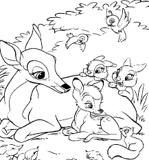 Met alle verschillende hartjes kleurplaten zit er vast wel een hartjes. Bambi Gratis Kleurplaten