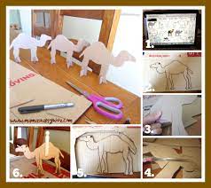 Also measure how far down you'd like it to do on the sides. Cardboard Animals For Kids Mama S Happy Hive