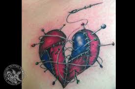 First and foremost it conveys that you are heartbroken and sad. 1000 Images About Tattoos On Pinterest Tattoos And Body Art Broken Heart Tattoo Red Heart Tattoos Creative Tattoos
